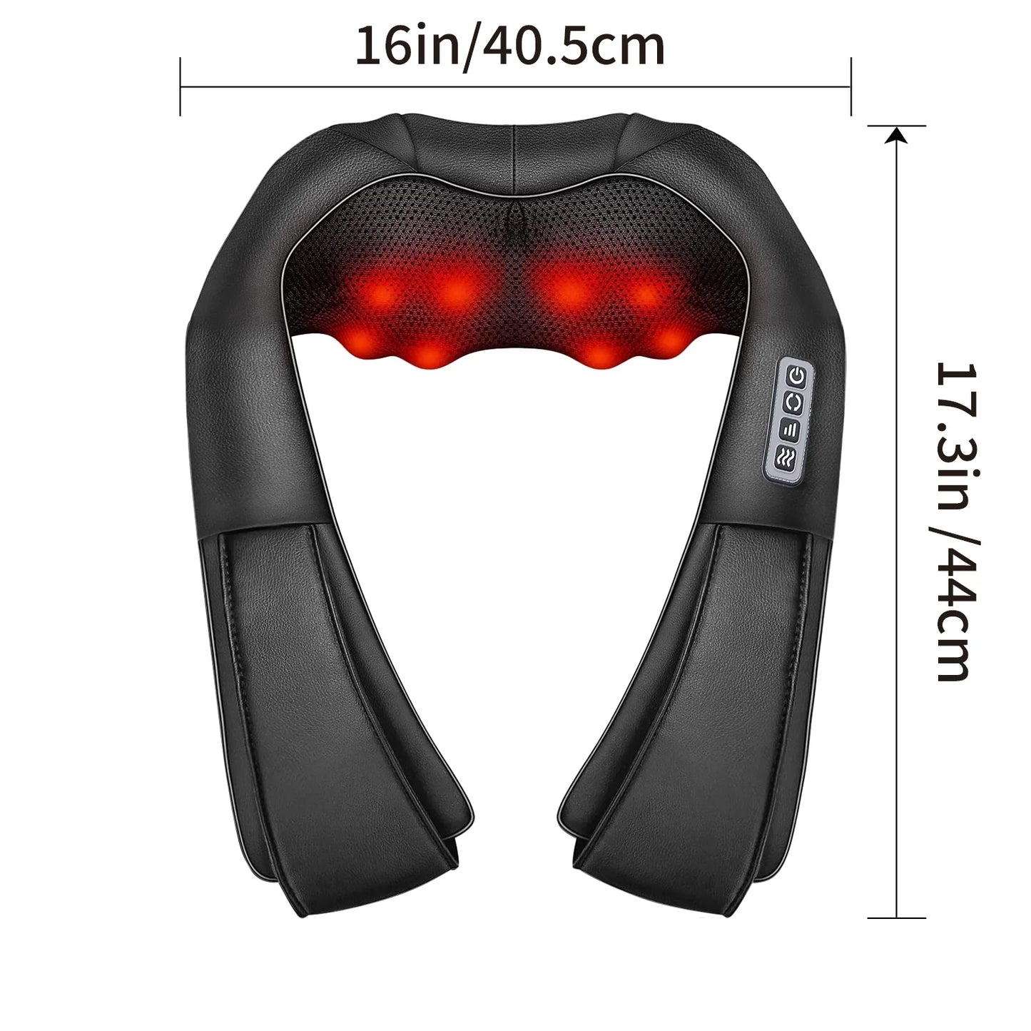 Neck and Back Massager With Heat